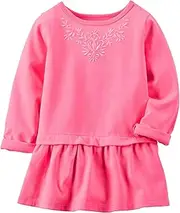 [Carter's] Embroidered Peplum Tunic Baby Girls Pink (6m)