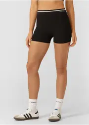 [Lorna Jane] Drift 9cm Bike Shorts in Black, Size - Medium M Black