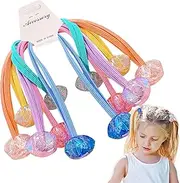 Bead Hair Bands,Toddler Hair Ties For Girls | Elastic Hair Tie Bracelet, Hair Ties Thin Hair, Elastic Hair Ropes Elastic For Girls