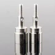 2PCS RC 02033 Silver Metal Wheel Axle For HSP 1:10 On-Road Car Buggy Truck