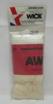 Rare Vintage American Wick Co., Inc. Kerosene Heater Wick NOS