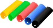 5 Pack Garlic Peelers, Silicone Garlic Peelers Garlic Rollers, Vegetable Peelers Kitchen Utensils (Red, Yellow, Green, Blue, Black)