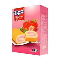 在飛比找momo購物網優惠-【TIPO】瑞士捲-草莓口味(180g)