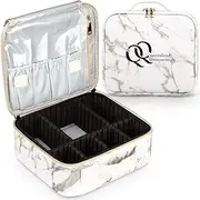 Queensland Quintessentials Travel Makeup Organizer - Compact Cosmetic Bag for Beauty Products & Brushes - Ideal Cosmetic Storage Organizer & Travel Bag for Toiletries - Versatile Makeup Organiser