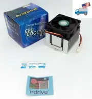 NEW AOC Pentium 3 Intel 370 FC-PGA, Socket 7, AMD A Ball Bearing CPU Fan Cooler