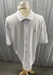M Travis Mathew Men's Golf Shirt with Black Dessert Logo