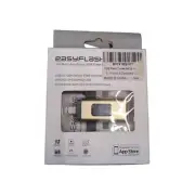 Easyflash 3 in 1 Multi-Functions USB Flash Drive for iPhone/iPad/iPod 64GB Gold