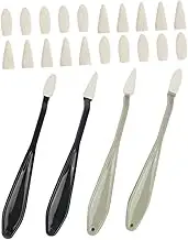 FONDOTIN 1 Set Portable Sketching Blending Tools Artist Rubbing Tool with Erasers Grey Blending Stumps Pointed Tips for Detailed Shading