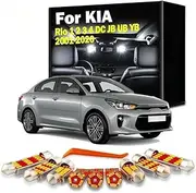 Auto LED Interior Map Dome Trunk License Plate Light Kit, Car LightingFor KIA Rio 1 2 3 4 DC JB UB YB 2001-2019 2020