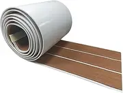 Kuehssn EVA Foam Flooring for Boats, Boat Flooring Carpet, Boat Covering Film, Non-Slip Underlay, EVA Foam, Faux Teak, Marine Mat for Boats, Kayak