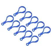Plastic Lobster Clasps, Claw Snap Hooks for Keychains DIY Sapphire Blue, 48Pcs