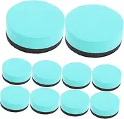 COMPUKAS 10pcs Magnetic Dry Erasers Round Cute Design for Whiteboards and Chalkboards Effortlessly Cleans Various Surfaces School Supplies for Home Office and Classroom Use