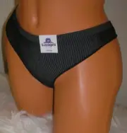 b. tempt'd Ribbed Black Thong Panties Lingerie XL Adult Gift