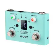 M-VAVE LOSTTEMPO Mini 2-in-1 Looper & Drum Beat Rhythm, Guitar Effects Pedal