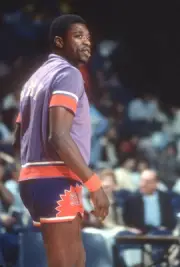 Curtis Perry Phoenix Suns looks on v the Washington Bullets at an - Old Photo 1