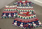 BNWT Peter Alexander Christmas Fair Isle Summer Pj Set - SIZE 2 Kids