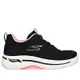 Skechers Go Walk Arch Fit [124403BKPK] 女 健走鞋 步行 運動 休閒 避震 黑粉