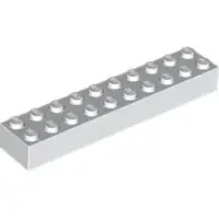在飛比找蝦皮商城優惠-LEGO零件 基本磚 2x10 白色 3006 300601