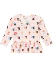 Monica + Andy Long Sleeve Peplum Tee