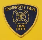 UNIVERSITY PARK FIRE DEPARTMENT PATCH VINTAGE BADGE