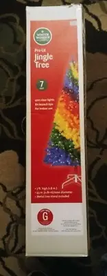 WINTER WONDER LANE PRE LIT Christmas RAINBOW TREE 7FT 400 LIGHT BRAND NEW!!