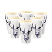 Deer Bamboo 6 Cup Set