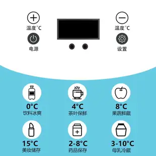 可打統編 迷你小冰箱小型車載家用一二個人出租屋宿舍保鮮冷藏學生制冷飲料