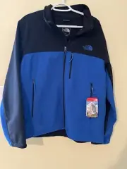 THE NORTH FACE M's Apex Bionic Windwall soft shell full zip jacket Blue Size L