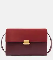 [The Row] The Row Laurie leather crossbody bag One Size red