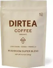 Mushroom Coffee (60 Servings) | 1,000Mg / Serving of Organic Lion'S Mane, Chaga