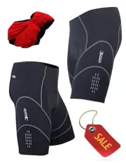 Santic Men Bicycle Cycling Shorts 4D Coolmax Padded Bike Shorts Half Pants M-3XL