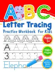 ABC Letter Tracing Practice Workbook for Kids: Learning to Write Alphabet, Numbe