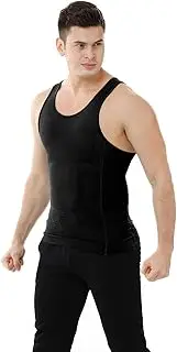 TOPTIE Men Slimming Body Shaper Compression Shirt Shapewear Sculpting Vest Muscle Tank