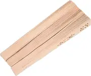 CORHAD 3Pcs Retro Chinese Hand Folding Fans Vintage Wooden Dance Props Hollow Design for Summer Coolness Costume Decor