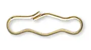 Clasp, Hook, 100 Gold Plated Brass Hooks 11x4mm Charm Holder Clasps *
