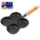 4 Hole Omelet Pan Egg Frying Pan Granite Coating Fried Egg Pan for Home Kitchen