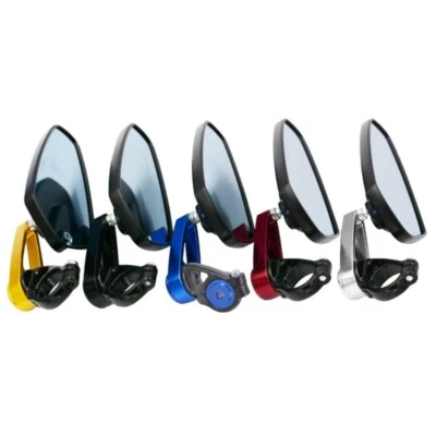 2x Motorcycle Modified Handlebar Reversing Rear View Mirror Off-road Sports Car
