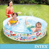 在飛比找momo購物網優惠-【INTEX】免充氣幼童戲水游泳池 152*25cm(564