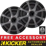KICKER 52CVT102 CAR AUDIO 10"COMPVT SERIES SHALLOW SUBWOOFERS WITH GRILLES 2 OHM