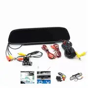 4.3" LCD Color Monitor Car Reverse Rear View Mirror Night USE Backup Camera