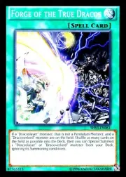 A311 YUGIOH SPELL CARD FORGE OF THE TRUE DRACOS SHVI-EN061