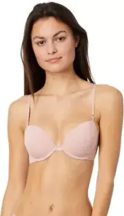 Calvin Klein Women's Minimalist Micro Lightly Lined Demi Bra, Subdued, Size-34C