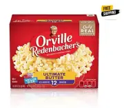 Orville Redenbacher’s Ultimate Butter Popcorn, Microwave Popcorn, 12 Count