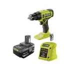 Ryobi 18V Hammer Drill Kit Cordless 4.0Ah Battery & Charger Brick Concrete Wood