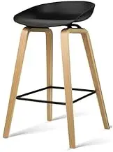 Artiss Bar Stools Stool Set of 4 Kitchen Counter Barstools Dining Chair Chairs Cafe Wooden in 67cm Seat Height Floor for Home Bar Dining Room Outdoor Indoor