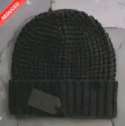 ALLSAINTS NEVADA BEANIE CHARCOAL GREY CHUNKY KNIT UNISEX ONESIZE