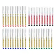 Set of 10 Long Head Deep Hole Marking Pens for Tile Installation Carpenter Pen