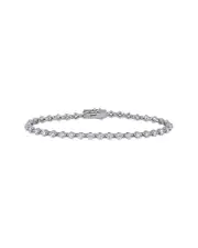 18K 3.17 ct. tw. Diamond Tennis Bracelet