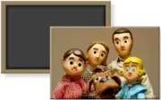 Davey and Goliath Fridge Locker Magnet 2 x 3 Christian Animated Claymation Show