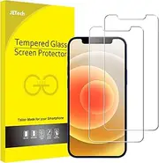 [JETech] Screen Protector for iPhone 12/12 Pro 6.1-Inch, Tempered Glass Film, 2-Pack
